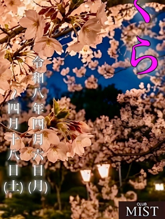 SAKURA 令和八年四月六日(月)～四月十八日(土)