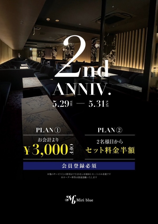 ミリブルー2周年